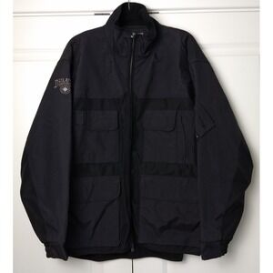 Duluth Trading Nylon Tradesmen Jacket Men XL Rugged Workwear Fleece Logo Pockets